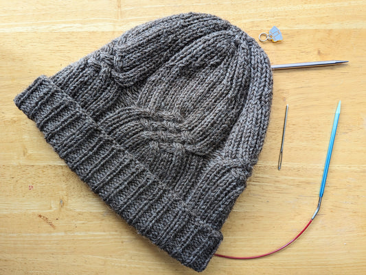 Diamond Weave Beanie - Pattern