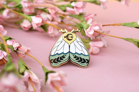 Artemis Moth Greek Mythology Olympian Goddess Pin