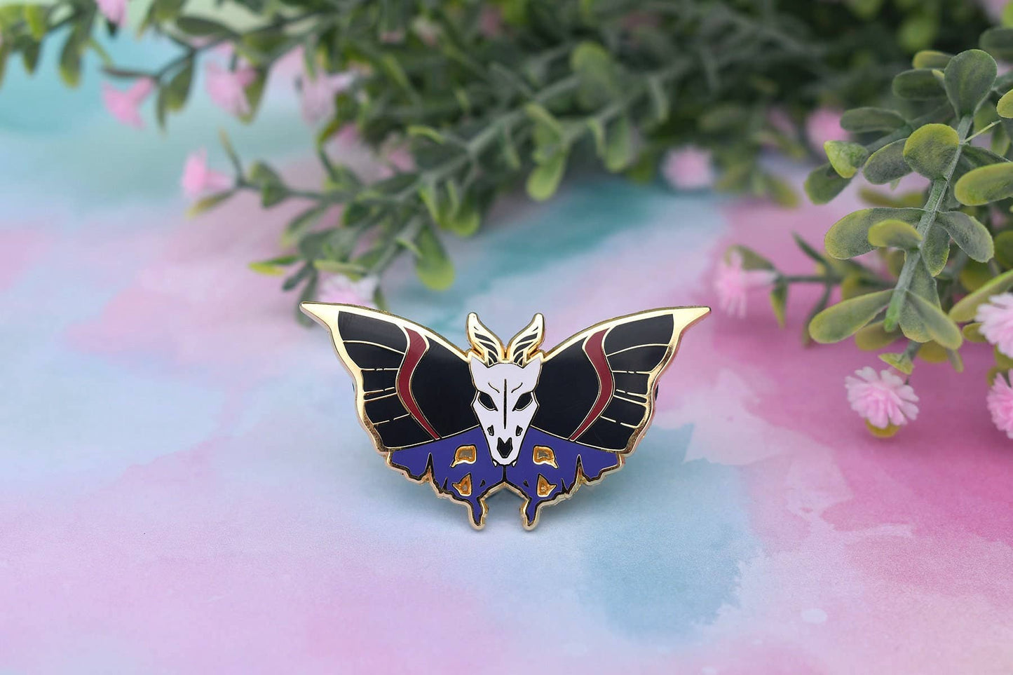 Hades Greek Mythology Olympian God Moth Pin