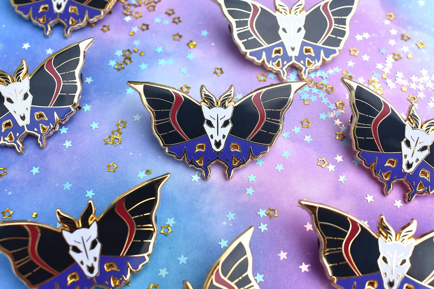 Hades Greek Mythology Olympian God Moth Pin