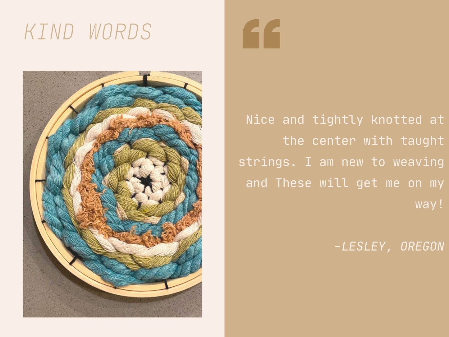 Beginner Round Weaving Kit