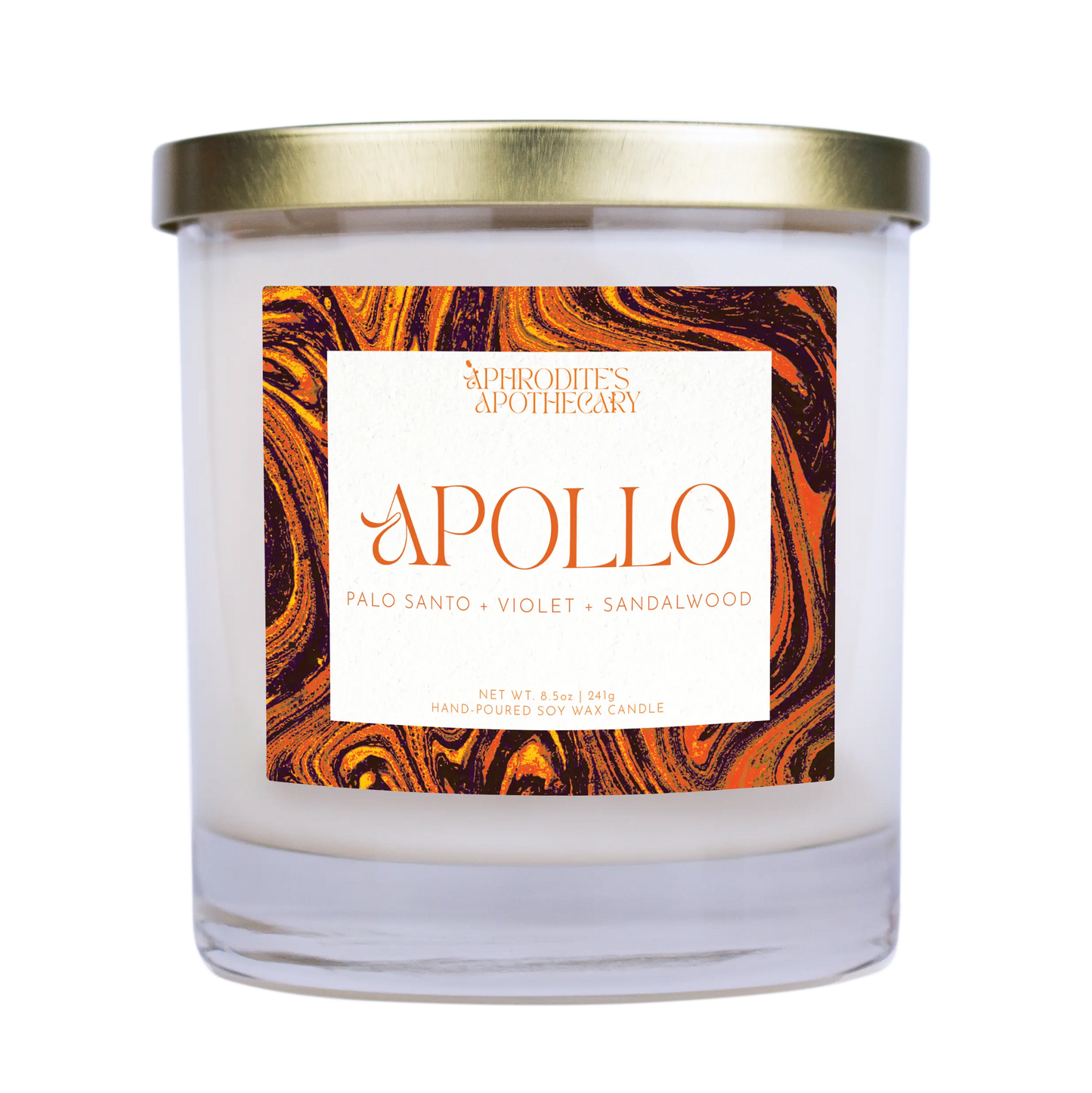 Apollo Candle: Palo Santo & Violet: 4 oz