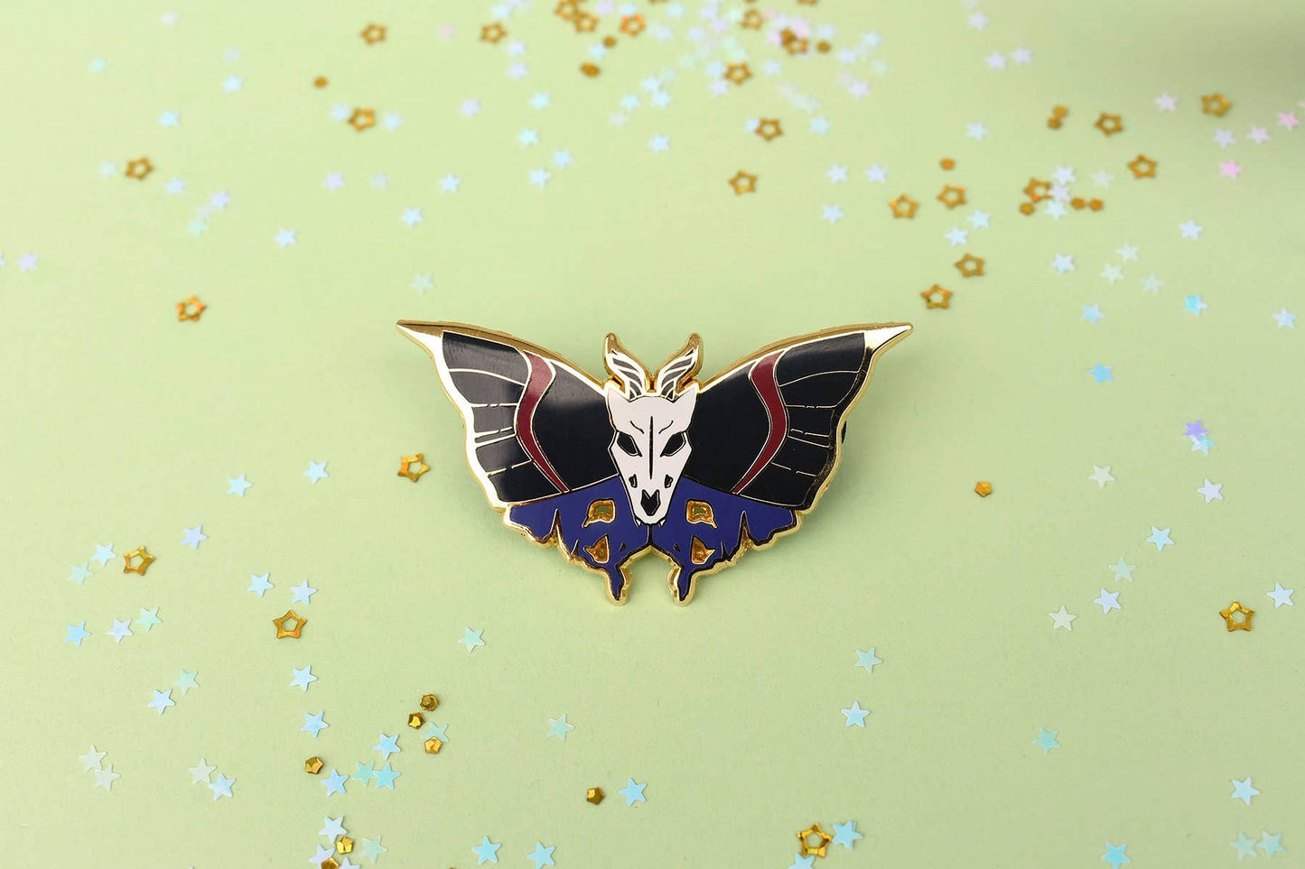 Hades Greek Mythology Olympian God Moth Pin