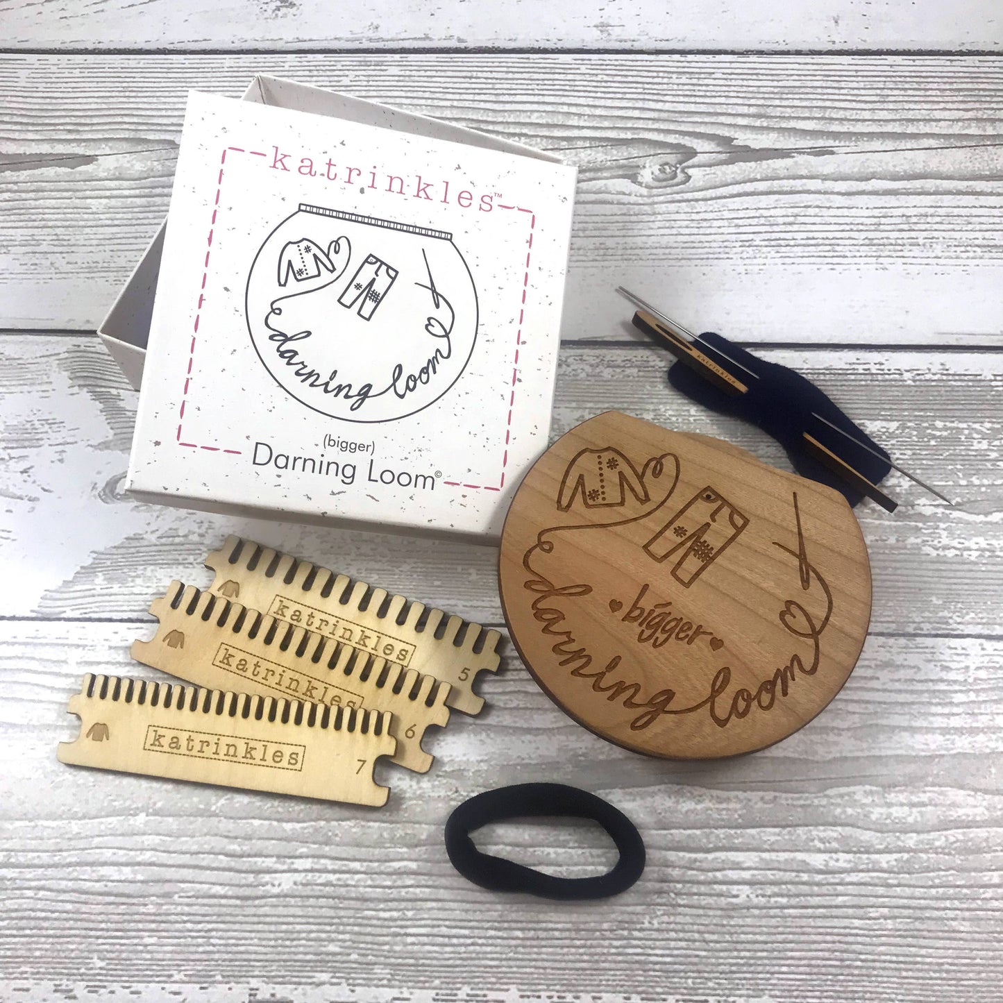 Bigger Darning & Mending Loom Kit: Bigger Darning Loom Kit