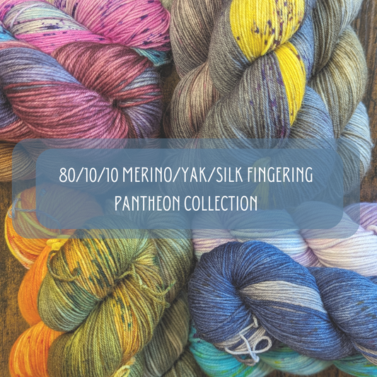 Merino/Yak/Silk Fingering - Pantheon Collection