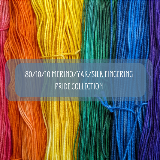 Merino/Yak/Silk - Pride Collection