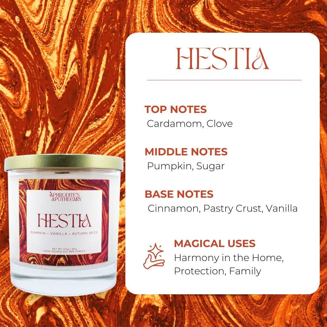 Hestia Candle: Pumpkin Spice: 4 oz