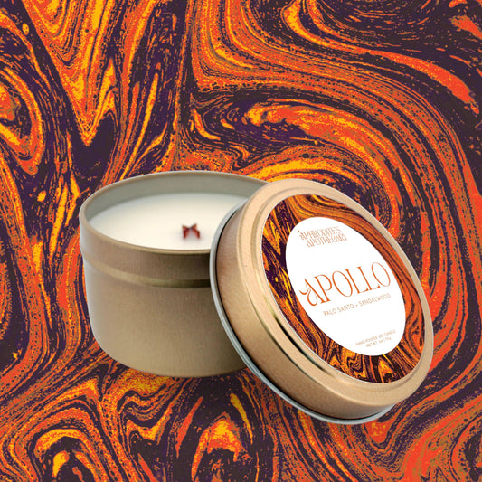 Apollo Candle: Palo Santo & Violet: 4 oz
