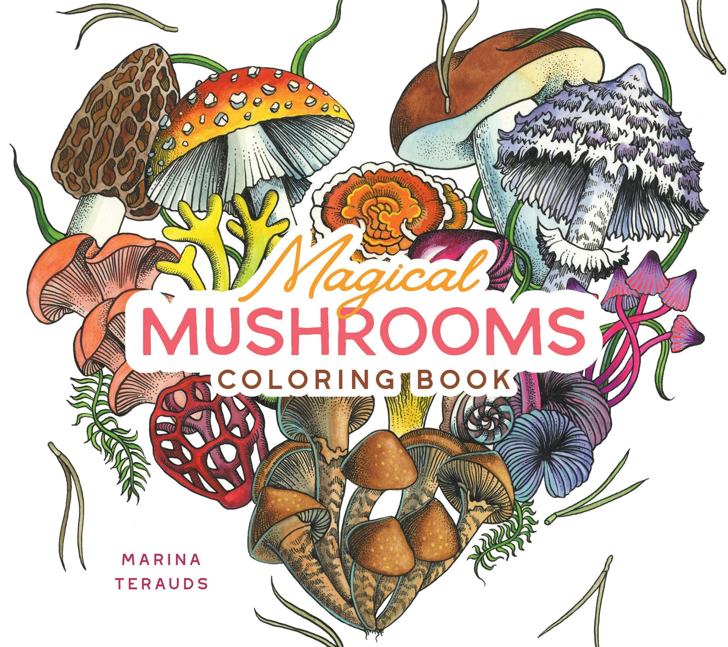 Magical Mushrooms Coloring Book: