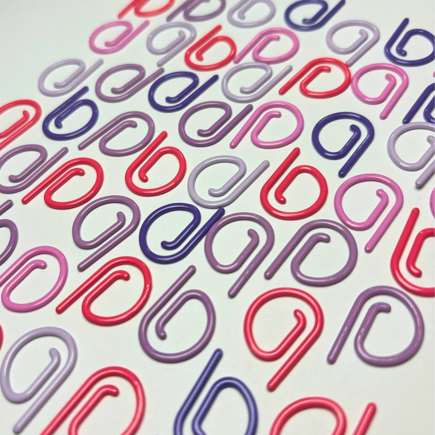 Basic Stitch Set Snag-Free Metal Stitch Markers - P Markers: Purple set