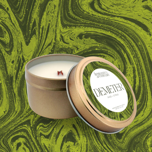 Demeter Candle: Sage & Citrus: 4 oz