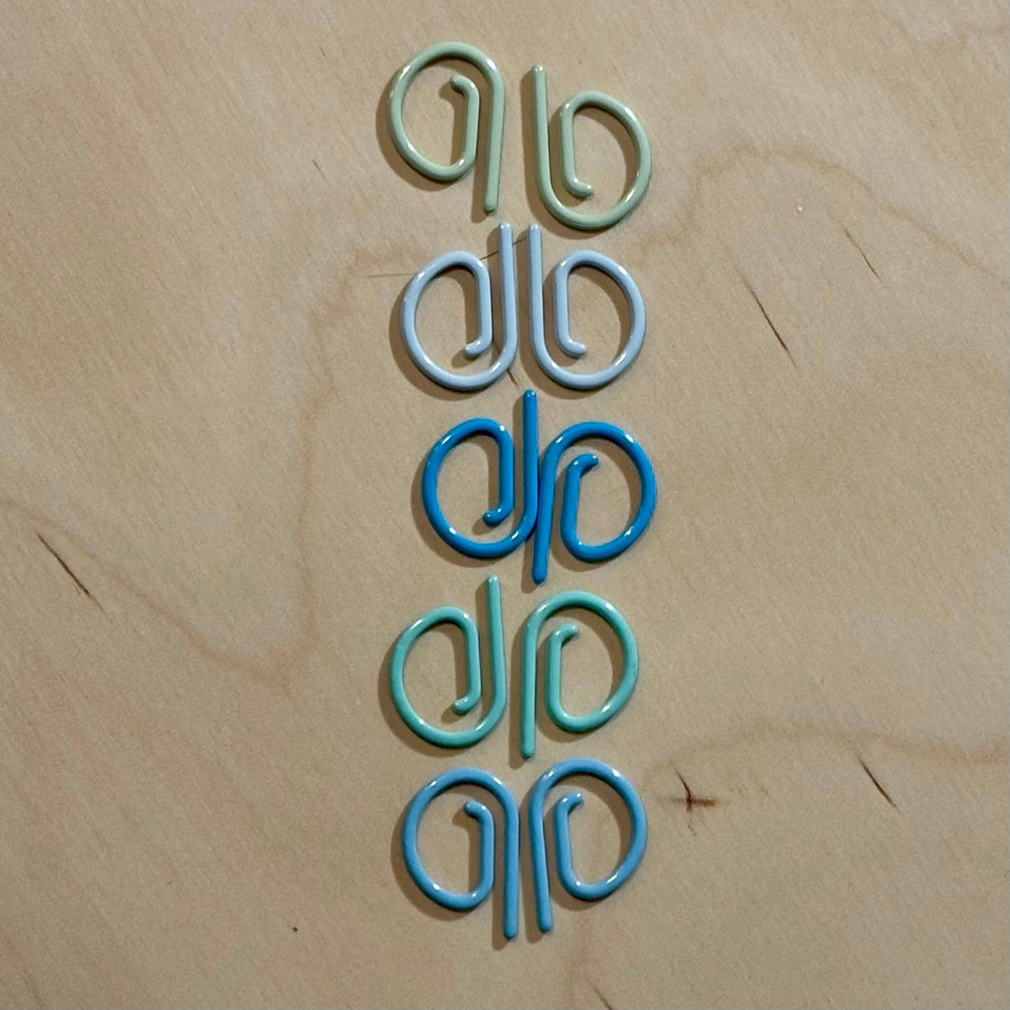 Basic Stitch Set Snag-Free Metal Stitch Markers - P Markers: Purple set