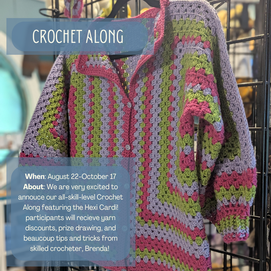 Crochet Along: Hexi Cardi 8/22