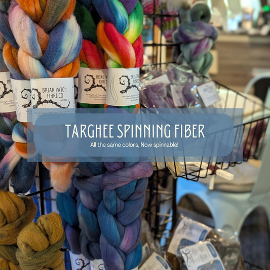 WS: Targhee Spinning Fiber (3 braids)