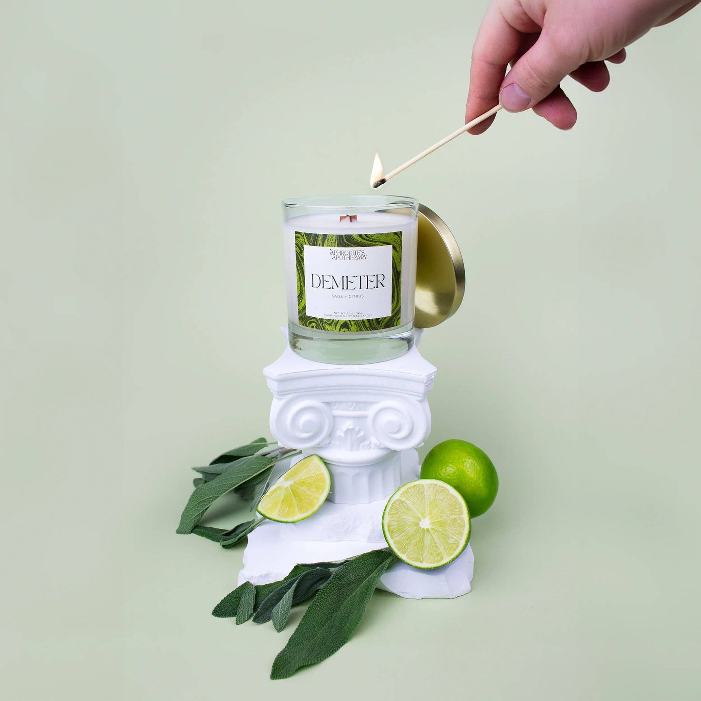 Demeter Candle: Sage & Citrus: 4 oz