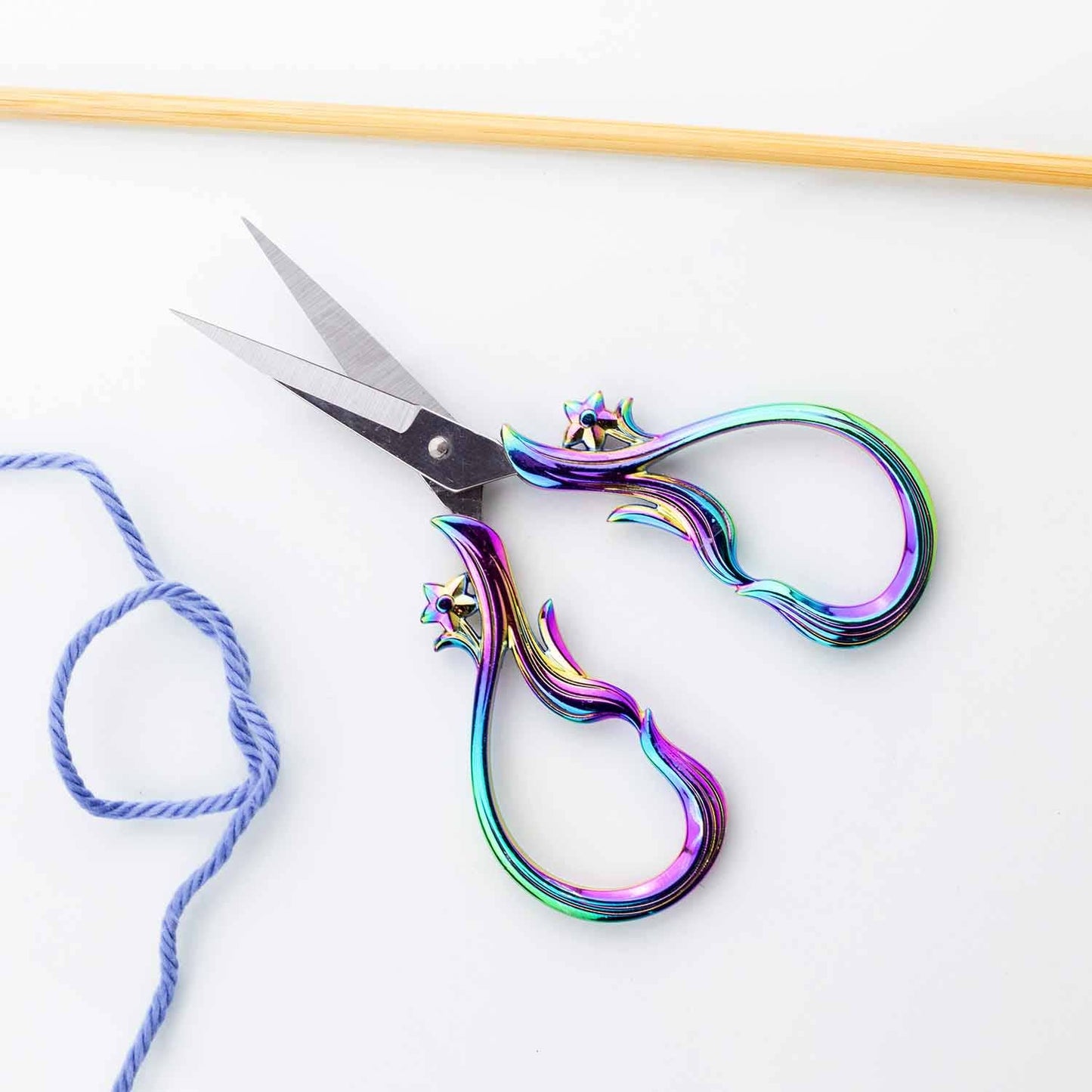 Star dust Rainbow Embroidery Scissors