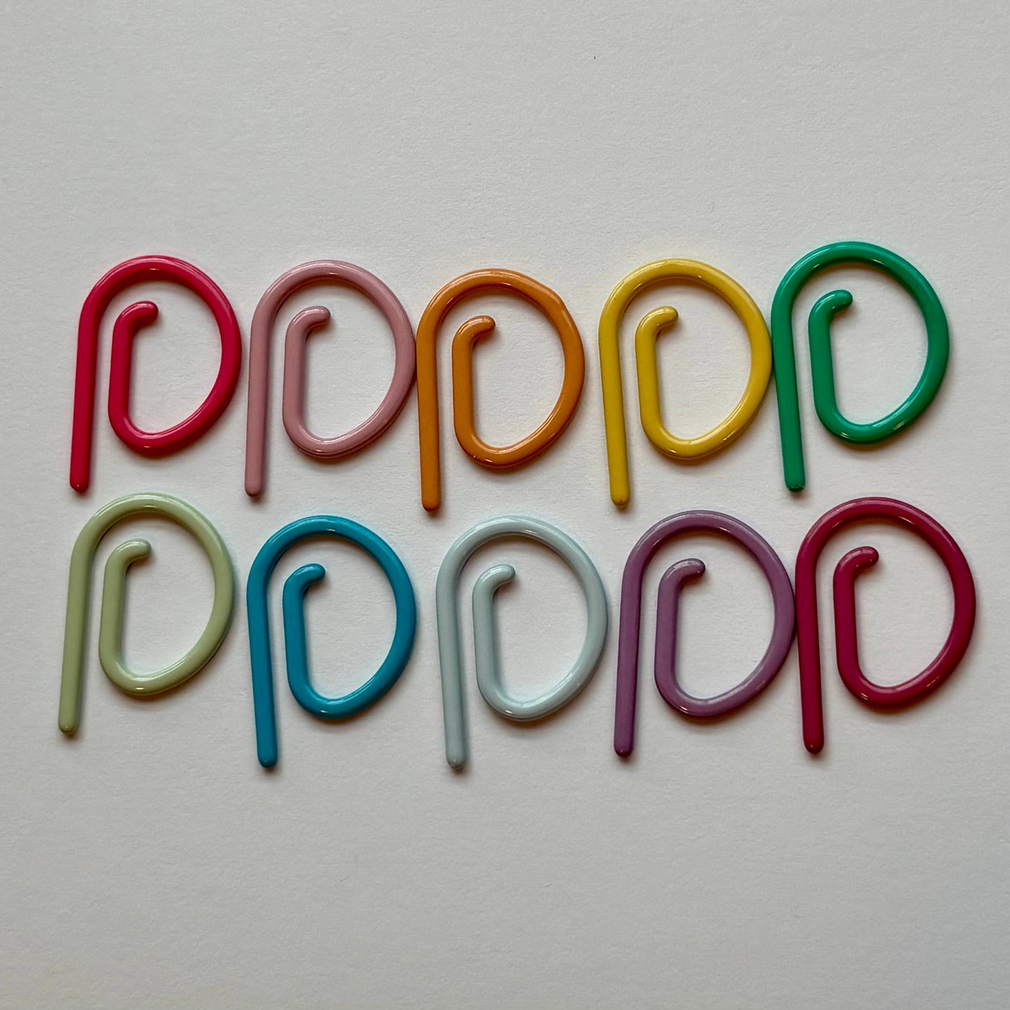 Basic Stitch Set Snag-Free Metal Stitch Markers - P Markers: Purple set